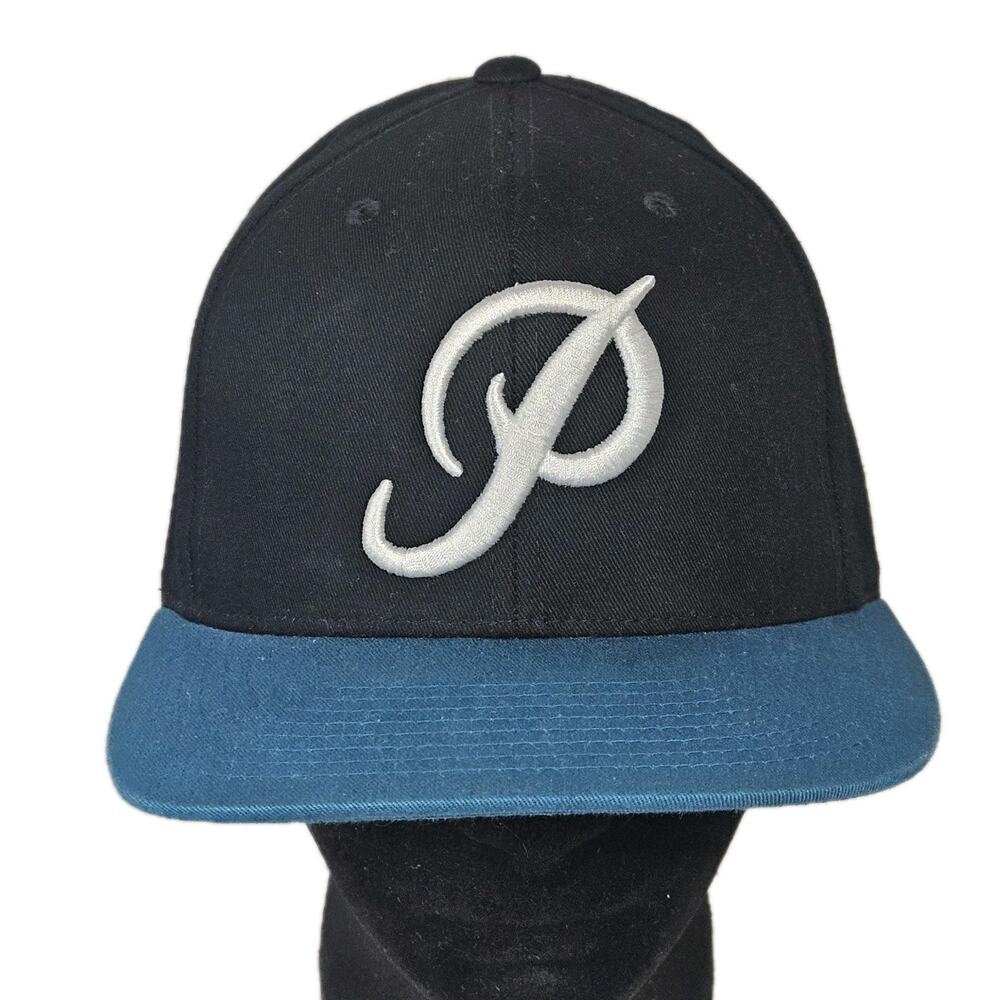 Primitive Skateboarding Apparel Snapback Hat P Logo Cap Black Teal